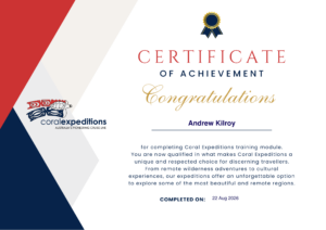 CLIA certificate-coral-expeditions-69c20a2f88b232c96506f953
