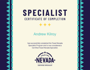 Travel_Nevada_Specialist_Diploma